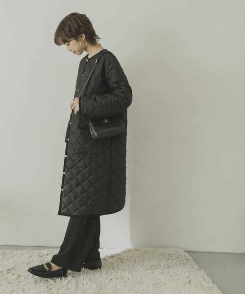 Traditional Weatherwear（トラディショナルウェザーウェア）の「『一部WEB限定サイズ/別注』Traditional Weatherwear ARKLEY LONG（ダウンジャケット/コート・レディース・ブラック/カーキ/アイボリー・34/32）」の20枚目の写真