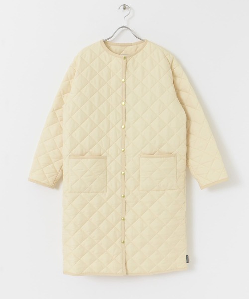 Traditional Weatherwear（トラディショナルウェザーウェア）の「『一部WEB限定サイズ/別注』Traditional Weatherwear ARKLEY LONG（ダウンジャケット/コート・レディース・ブラック/カーキ/アイボリー・34/32）」の13枚目の写真