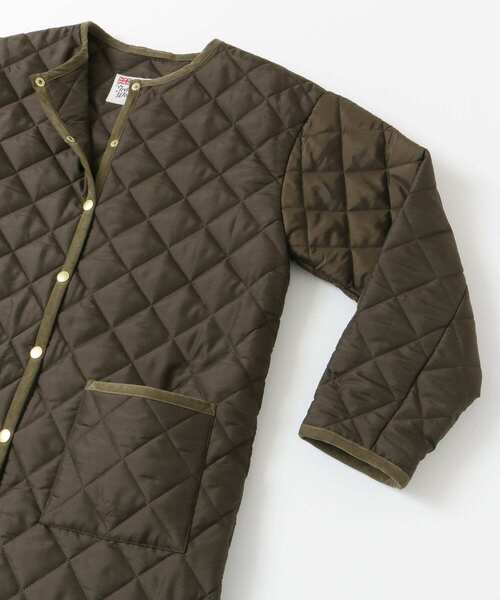 Traditional Weatherwear（トラディショナルウェザーウェア）の「『一部WEB限定サイズ/別注』Traditional Weatherwear ARKLEY LONG（ダウンジャケット/コート・レディース・ブラック/カーキ/アイボリー・34/32）」の10枚目の写真