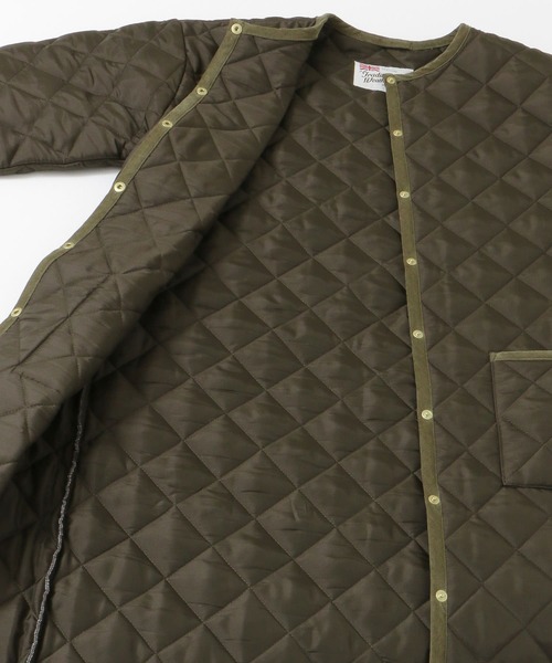 Traditional Weatherwear（トラディショナルウェザーウェア）の「『一部WEB限定サイズ/別注』Traditional Weatherwear ARKLEY LONG（ダウンジャケット/コート・レディース・ブラック/カーキ/アイボリー・34/32）」の8枚目の写真