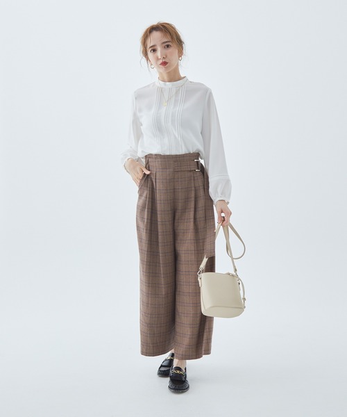 Fabulous Angela(ファビュラスアンジェラ)の「レースピンタックブラウス(シャツ/ブラウス・レディース・ブラック/オフホワイト/ブラウン・FREE)」の20枚目の写真