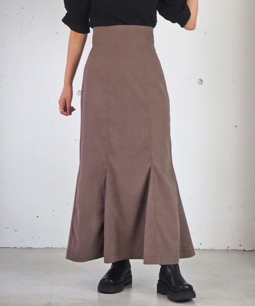 tiptop（ティップトップ）の「マーメイドスカート（スカート・レディース・ブラック/ライトベージュ/A/ブラウン/ブラック系その他2/ブルー/B/アイボリー/ブラック系その他/D/C/E/F/G・FREE）」の6枚目の写真