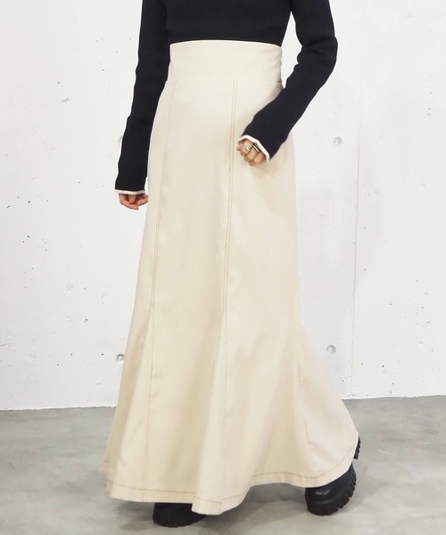 tiptop（ティップトップ）の「マーメイドスカート（スカート・レディース・ブラック/ライトベージュ/A/ブラウン/ブラック系その他2/ブルー/B/アイボリー/ブラック系その他/D/C/E/F/G・FREE）」の14枚目の写真