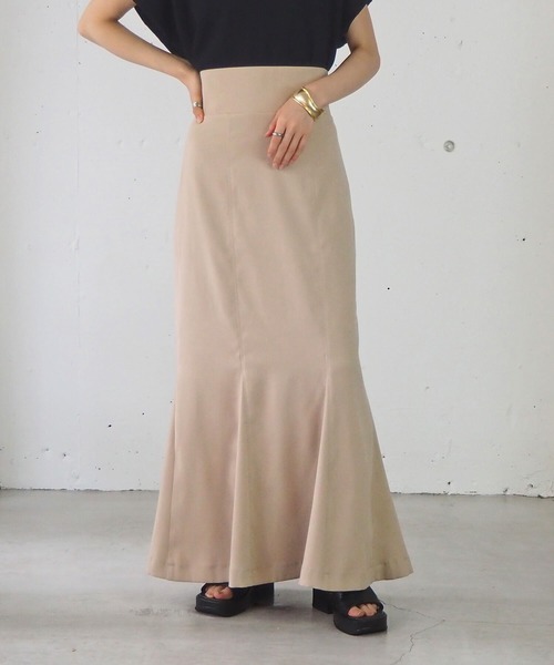 tiptop（ティップトップ）の「マーメイドスカート（スカート・レディース・ブラック/ライトベージュ/A/ブラウン/ブラック系その他2/ブルー/B/アイボリー/ブラック系その他/D/C/E/F/G・FREE）」の7枚目の写真