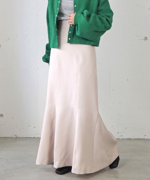 tiptop（ティップトップ）の「マーメイドスカート（スカート・レディース・ブラック/ライトベージュ/A/ブラウン/ブラック系その他2/ブルー/B/アイボリー/ブラック系その他/D/C/E/F/G・FREE）」の3枚目の写真