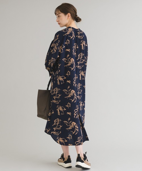 Katharine Ross ドローイングフラワープリントシャツワンピース シャツワンピース Katharine Ross キャサリンロス のファッション通販 Zozotown