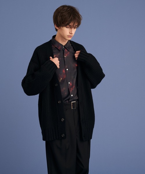 UP START（アップスタート）の「RELAX KNIT CARDIGAN（カーディガン/ボレロ・メンズ・ブラック/イエロー/オフホワイト・FREE）」の17枚目の写真