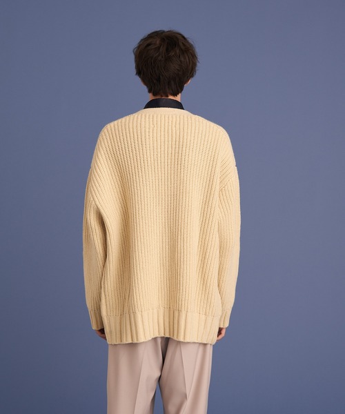 UP START（アップスタート）の「RELAX KNIT CARDIGAN（カーディガン/ボレロ・メンズ・ブラック/イエロー/オフホワイト・FREE）」の13枚目の写真