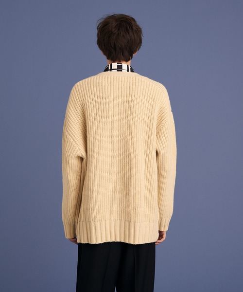 UP START（アップスタート）の「RELAX KNIT CARDIGAN（カーディガン/ボレロ・メンズ・ブラック/イエロー/オフホワイト・FREE）」の12枚目の写真