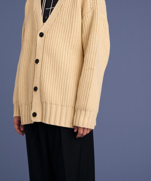 UP START（アップスタート）の「RELAX KNIT CARDIGAN（カーディガン/ボレロ・メンズ・ブラック/イエロー/オフホワイト・FREE）」の14枚目の写真