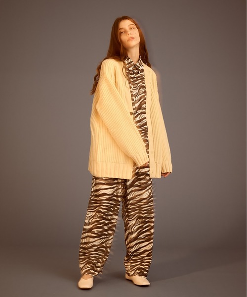 UP START（アップスタート）の「RELAX KNIT CARDIGAN（カーディガン/ボレロ・メンズ・ブラック/イエロー/オフホワイト・FREE）」の7枚目の写真