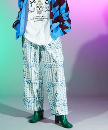 《ユニセックスアイテム》インドプリントワイドスラックス 【MAISON SPECIAL/メゾンスペシャル】