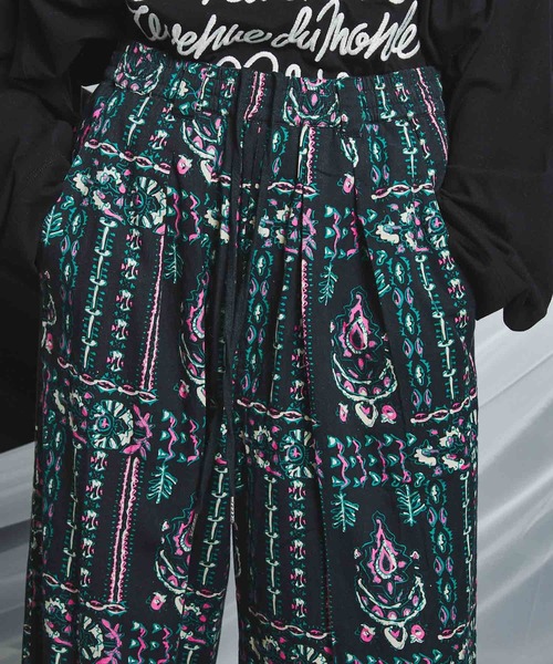 MAISON SPECIAL（メゾンスペシャル）の「《ユニセックスアイテム》インドプリントワイドスラックス 【MAISON SPECIAL/メゾンスペシャル】（その他パンツ・メンズ・オフホワイト/ブラック/ブラック系その他/ブラウン/ネイビー/パープル・0/1/2）」の12枚目の写真