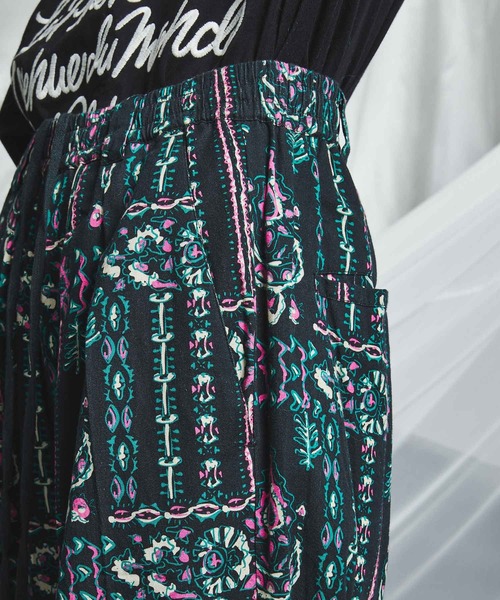 MAISON SPECIAL（メゾンスペシャル）の「《ユニセックスアイテム》インドプリントワイドスラックス 【MAISON SPECIAL/メゾンスペシャル】（その他パンツ・メンズ・オフホワイト/ブラック/ブラック系その他/ブラウン/ネイビー/パープル・0/1/2）」の10枚目の写真