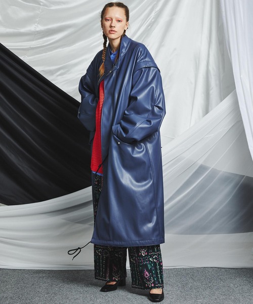 MAISON SPECIAL（メゾンスペシャル）の「《ユニセックスアイテム》インドプリントワイドスラックス 【MAISON SPECIAL/メゾンスペシャル】（その他パンツ・メンズ・オフホワイト/ブラック/ブラック系その他/ブラウン/ネイビー/パープル・0/1/2）」の9枚目の写真