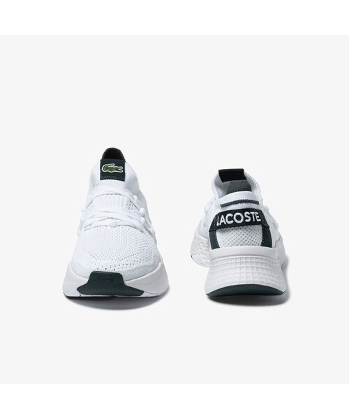 LACOSTE（ラコステ）の「ウィンメンズ COURT-DRIVE KNIT 0121 1（スニーカー・レディース・ホワイト/ホワイト×グリーン・22.5cm/23.5cm/24.5cm/23.0cm/24.0cm）」の9枚目の写真