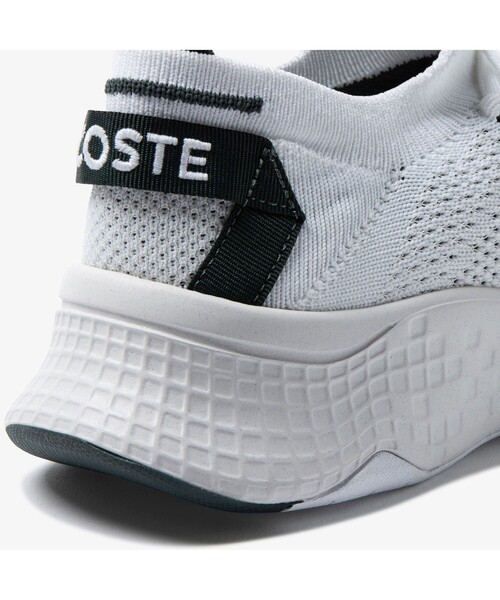 LACOSTE（ラコステ）の「ウィンメンズ COURT-DRIVE KNIT 0121 1（スニーカー・レディース・ホワイト/ホワイト×グリーン・22.5cm/23.5cm/24.5cm/23.0cm/24.0cm）」の7枚目の写真