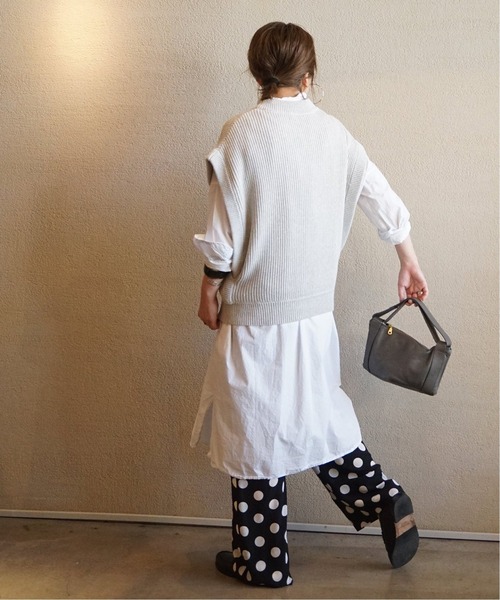 JOURNAL STANDARD LUXE COTTONアゼ クルーネックベスト セール】COTTONアゼ クルーネックベスト（ベスト）｜JOURNAL