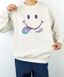 【GROOVY STORE】あったか裏起毛スマイルトレーナー