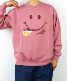 【GROOVY STORE】あったか裏起毛スマイルトレーナー