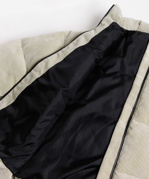 SENSE OF PLACE by URBAN RESEARCH(センスオブプレイスバイアーバンリサーチ)の「グリーンダウンコーデュロイジャケット(ダウンジャケット/コート・メンズ・ブラウン/ライトベージュ・MEDIUM/LARGE)」の11枚目の写真