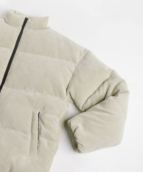 SENSE OF PLACE by URBAN RESEARCH(センスオブプレイスバイアーバンリサーチ)の「グリーンダウンコーデュロイジャケット(ダウンジャケット/コート・メンズ・ブラウン/ライトベージュ・MEDIUM/LARGE)」の20枚目の写真