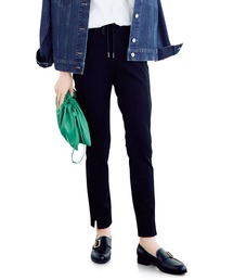 ＩＥＤＩＴ　いつもキレイな黒が続く　純黒スマートパンツ〈ブラック〉