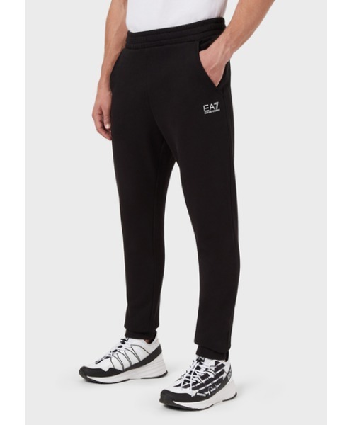 EMPORIO ARMANI EA7（エンポリオアルマーニイーエーセブン）の「【エンポリオ アルマーニ EA7】TRAIN LOGO SERIES ロゴテープ ジョガーパンツ（チノパンツ・メンズ・ブラック/グレー・SMALL/X-SMALL/LARGE/MEDIUM/X-LARGE）」の2枚目の写真