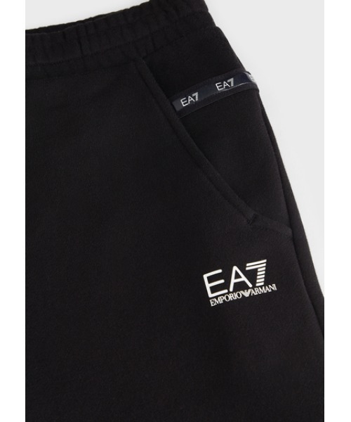 EMPORIO ARMANI EA7（エンポリオアルマーニイーエーセブン）の「【エンポリオ アルマーニ EA7】TRAIN LOGO SERIES ロゴテープ ジョガーパンツ（チノパンツ・メンズ・ブラック/グレー・SMALL/X-SMALL/LARGE/MEDIUM/X-LARGE）」の5枚目の写真