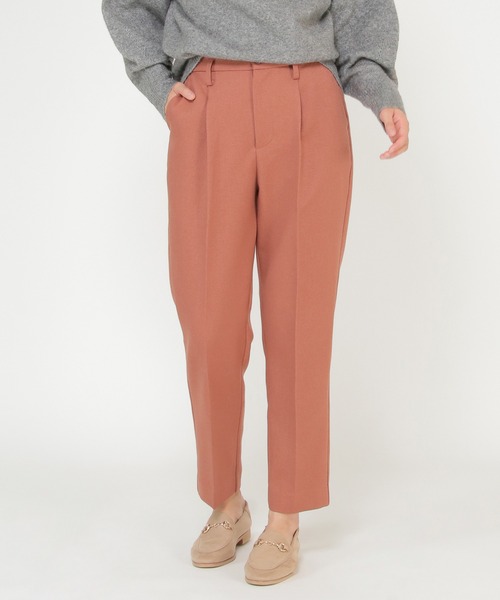 ikka(イッカ)の「イージーケア RENUウーリッシュフラノテーパード(スラックス・レディース・ブラック/ブラウン/グレー/ブラウン系その他/ブルー系その他/レンガ・S/M/L)」の6枚目の写真