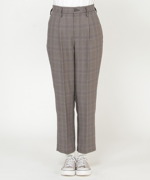 ikka(イッカ)の「イージーケア RENUウーリッシュフラノテーパード(スラックス・レディース・ブラック/ブラウン/グレー/ブラウン系その他/ブルー系その他/レンガ・S/M/L)」の16枚目の写真