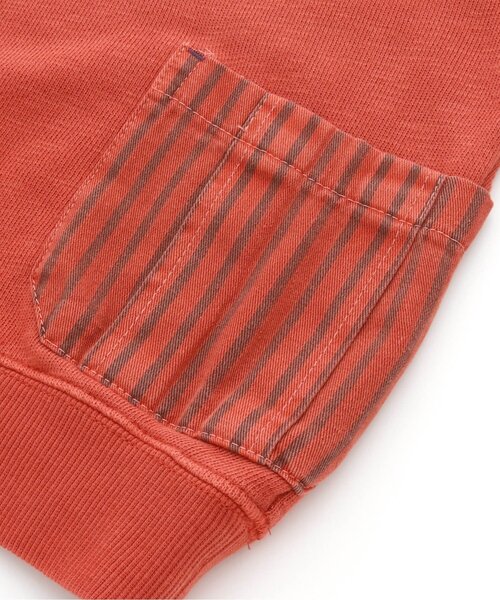 BREEZE（ブリーズ）の「ガーメントダイポケットトレーナー（スウェット・キッズ・レッド/ライム/ブルー/チャコール・110/120/130/140/150/100/90）」の18枚目の写真