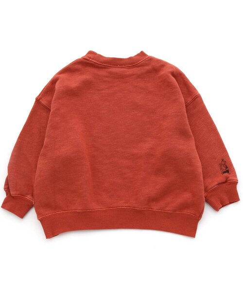 BREEZE（ブリーズ）の「ガーメントダイポケットトレーナー（スウェット・キッズ・レッド/ライム/ブルー/チャコール・110/120/130/140/150/100/90）」の9枚目の写真