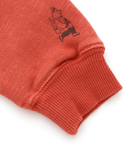 BREEZE（ブリーズ）の「ガーメントダイポケットトレーナー（スウェット・キッズ・レッド/ライム/ブルー/チャコール・110/120/130/140/150/100/90）」の12枚目の写真