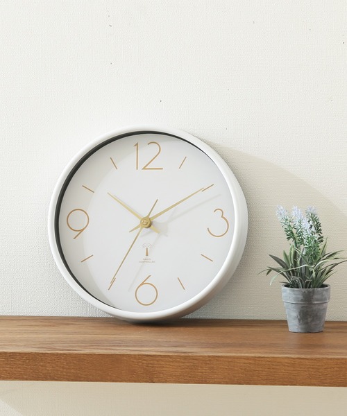 【セール】電波掛時計 アリオス（掛け時計）｜emesuelee（エメスーリー）