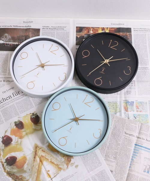 emesuelee（エメスーリー）の「電波掛時計 アリオス（掛け時計・レディース・ホワイト/グリーン/ブラック・フリー）」の12枚目の写真