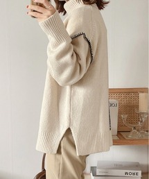 feepur | ハンドステッチハイネックニット(ニット/セーター)