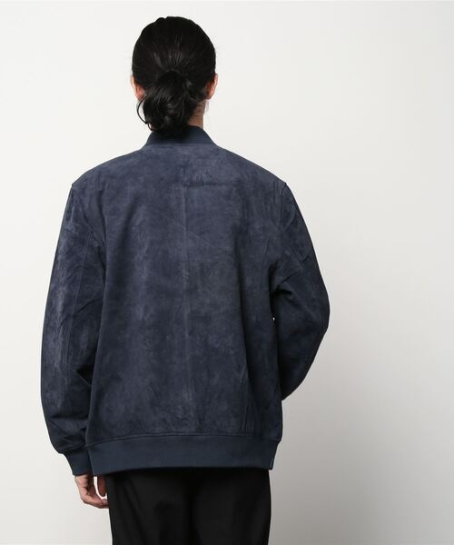 Guess(ゲス)の「Dust Suede Bomber Jacket(その他アウター・メンズ・ネイビー・SMALL/MEDIUM/LARGE/X-LARGE)」の9枚目の写真