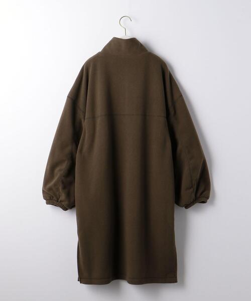 BRACTMENT（ブラクトメント）の「＜BRACTMENT(ブラクトメント)＞BM ハーフジップ フリースワンピース（ワンピース・レディース・モカ/ライトグレー・FREE）」の3枚目の写真