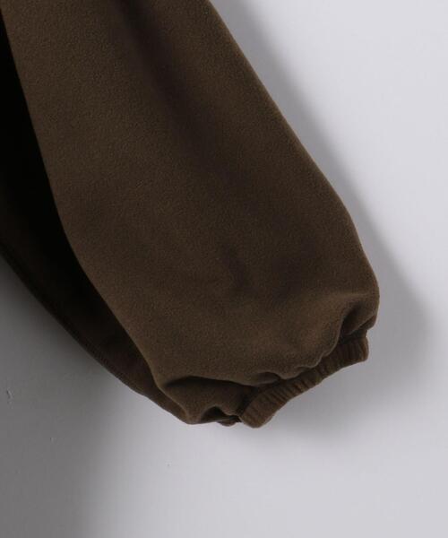 BRACTMENT（ブラクトメント）の「＜BRACTMENT(ブラクトメント)＞BM ハーフジップ フリースワンピース（ワンピース・レディース・モカ/ライトグレー・FREE）」の5枚目の写真