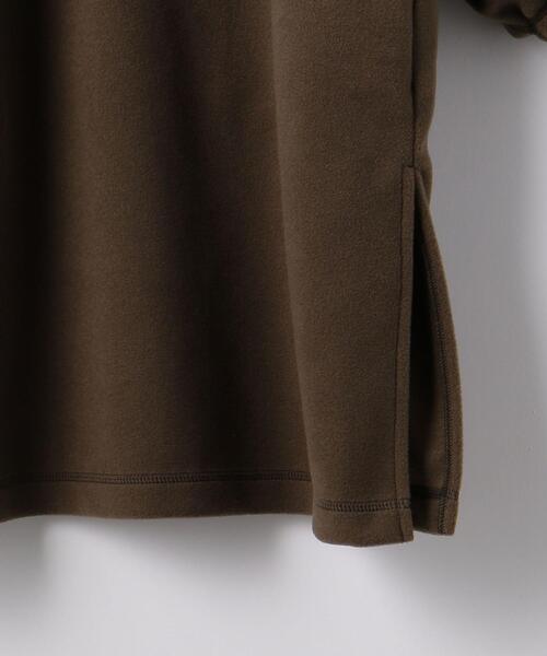 BRACTMENT（ブラクトメント）の「＜BRACTMENT(ブラクトメント)＞BM ハーフジップ フリースワンピース（ワンピース・レディース・モカ/ライトグレー・FREE）」の6枚目の写真