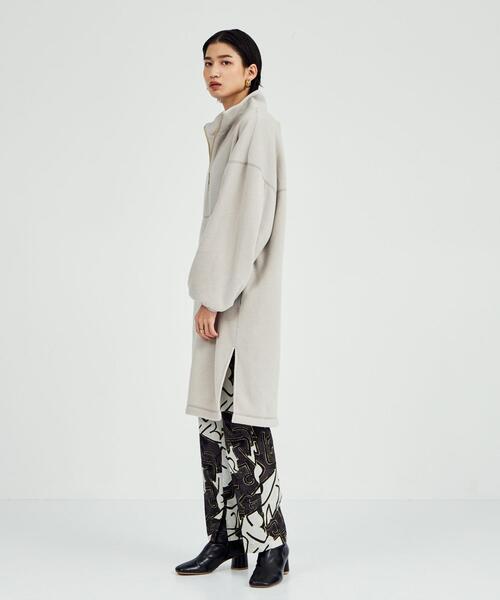 BRACTMENT（ブラクトメント）の「＜BRACTMENT(ブラクトメント)＞BM ハーフジップ フリースワンピース（ワンピース・レディース・モカ/ライトグレー・FREE）」の12枚目の写真