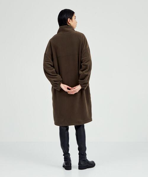 BRACTMENT（ブラクトメント）の「＜BRACTMENT(ブラクトメント)＞BM ハーフジップ フリースワンピース（ワンピース・レディース・モカ/ライトグレー・FREE）」の15枚目の写真