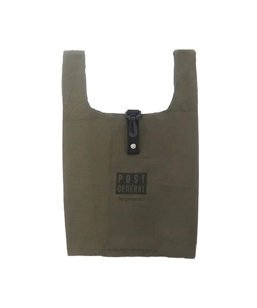POST GENERAL（ポストジェネラル）の「POST GENERAL/ポストジェネラル　コンビニバッグ（エコバッグ/サブバッグ・メンズ・ブラック/オリーブ/サンドベージュ・FREE）」の3枚目の写真
