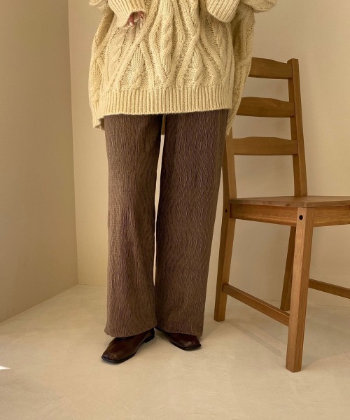 lawgy(ラウジー)の「velours pants(その他パンツ・レディース・ベージュ/ブラウン・FREE)」の15枚目の写真