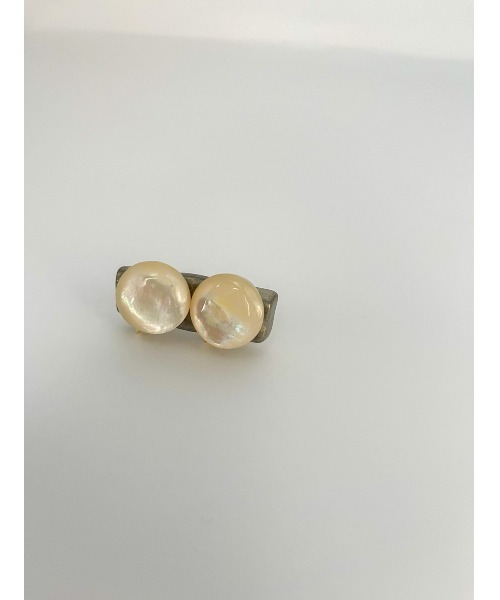 mou(モウ)の「サークルシェルイヤリング(イヤリング・レディース・ホワイト・FREE)」の10枚目の写真