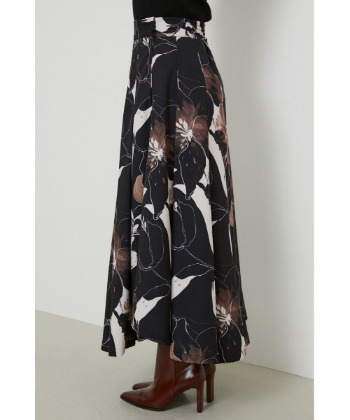 rienda（リエンダ）の「アートフラワーフレアスカート（スカート・レディース・ホワイト/ブラック・SMALL/MEDIUM）」の13枚目の写真