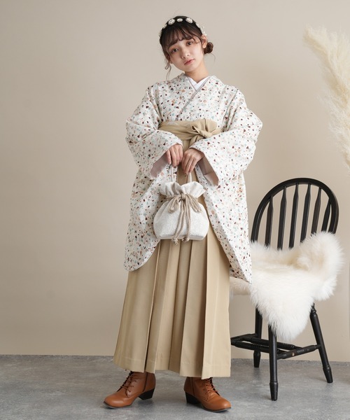 utatane(ウタタネ)の「袴セット 国産生地(着物・レディース・アイボリー・M/L)」の12枚目の写真