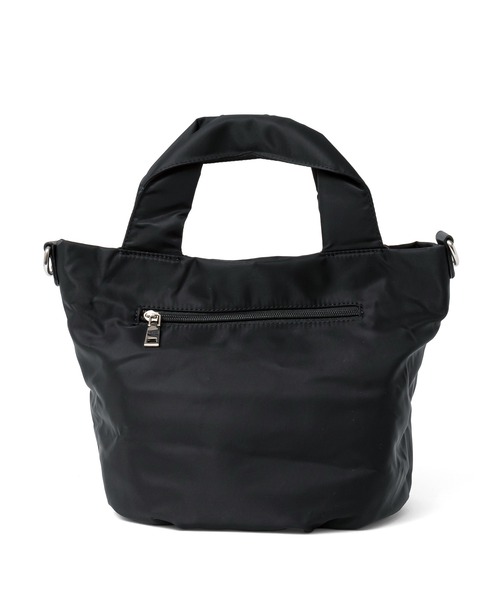 VitaFelice（ヴィータフェリーチェ）の「ナイロン2wayバルーントートバッグ（トートバッグ・レディース・ドット/カモフラージュ/ブラック/グレー・FREE）」の13枚目の写真