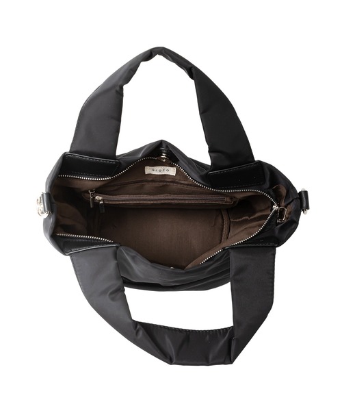 VitaFelice（ヴィータフェリーチェ）の「ナイロン2wayバルーントートバッグ（トートバッグ・レディース・ドット/カモフラージュ/ブラック/グレー・FREE）」の20枚目の写真